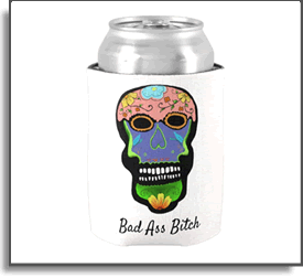 Bad Ass Bitch - Island Art by Yotigo Koozie